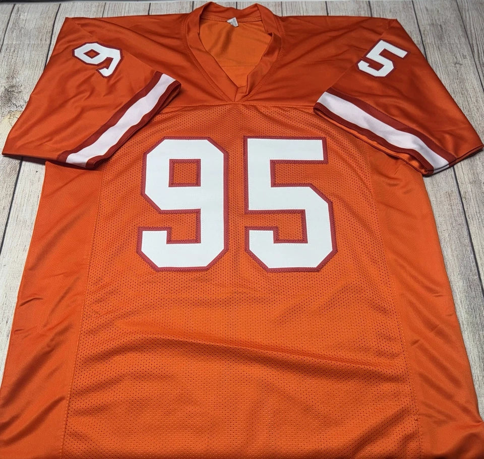 TAMPA BAY BUCCANEERS ELIJAH ROBERTS SIGNED THROWBACK CUSTOM JERSEY BECKETT COA!!