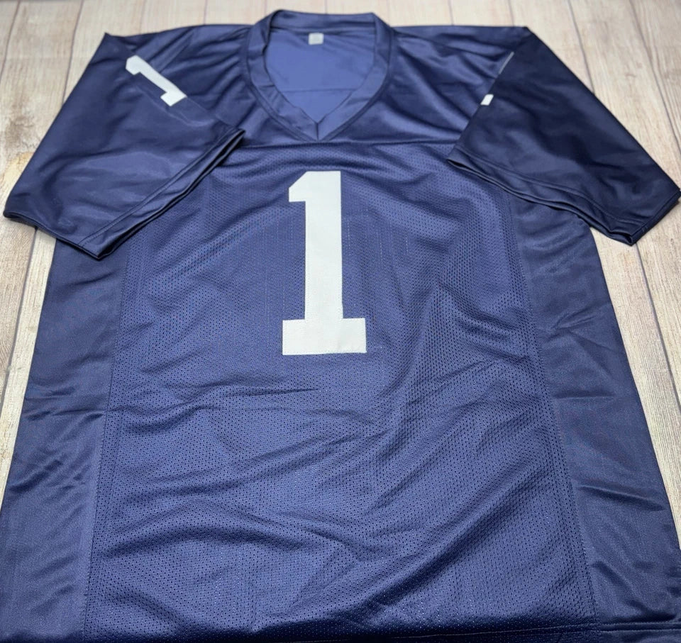 PENN STATE NITTANY LIONS JAYLEN REED SIGNED BLUE CUSTOM JERSEY JSA COA!!!