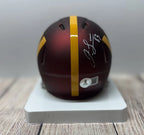 Jaylin Lane Speed Autographed Washington Commanders Mini Helmet – Beckett COA