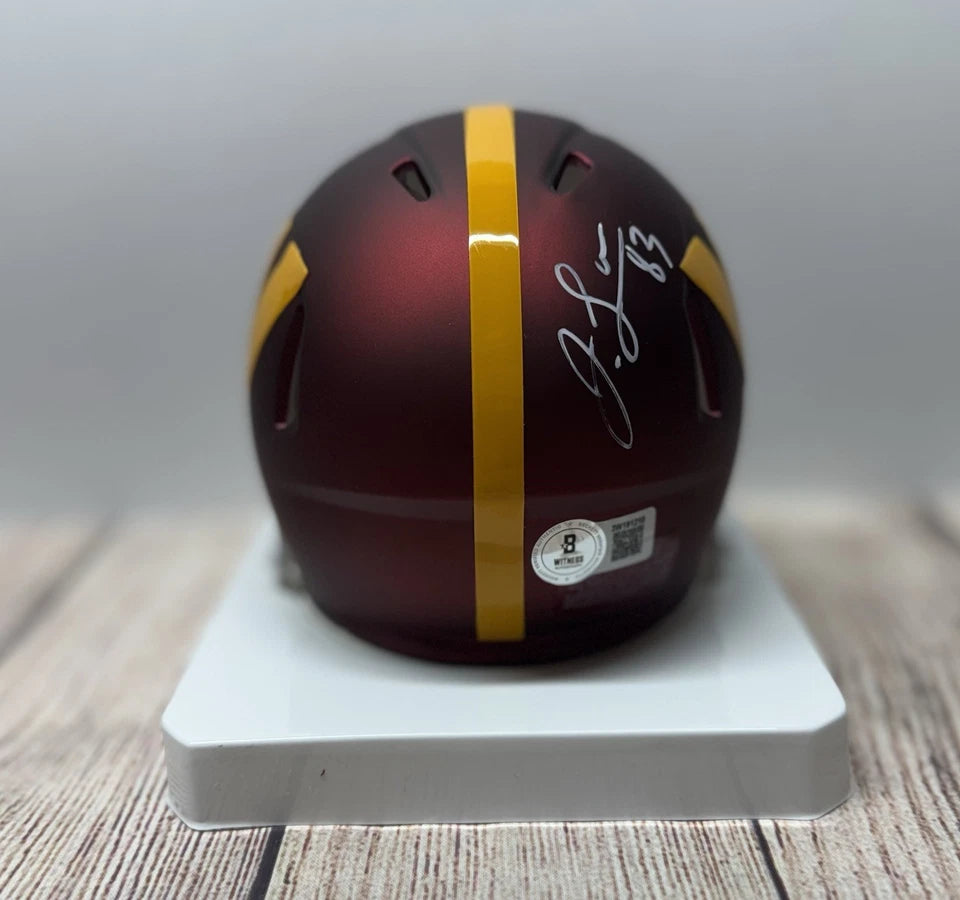 WASHINGTON COMMANDERS SIGNED JAYLIN LANE SPEED MINI HELMET BECKETT COA!!