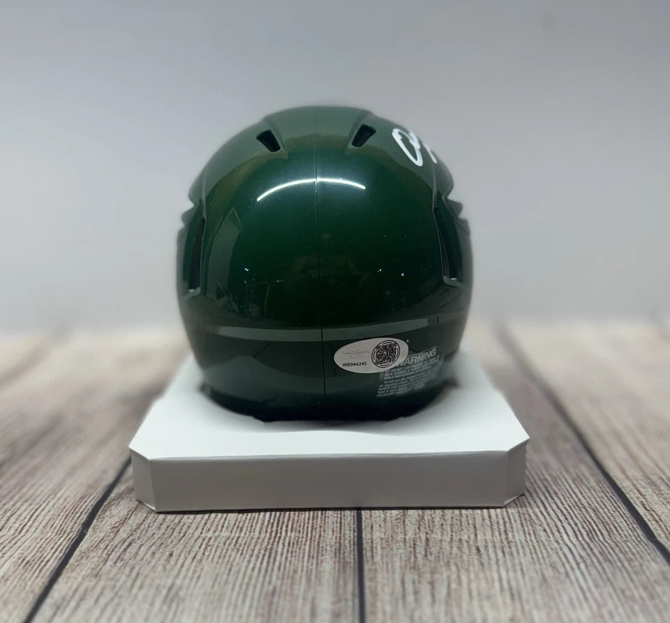 PHILADELPHIA EAGLES QUINYON MITCHELL SIGNED THROWBACK MINI HELMET JSA COA