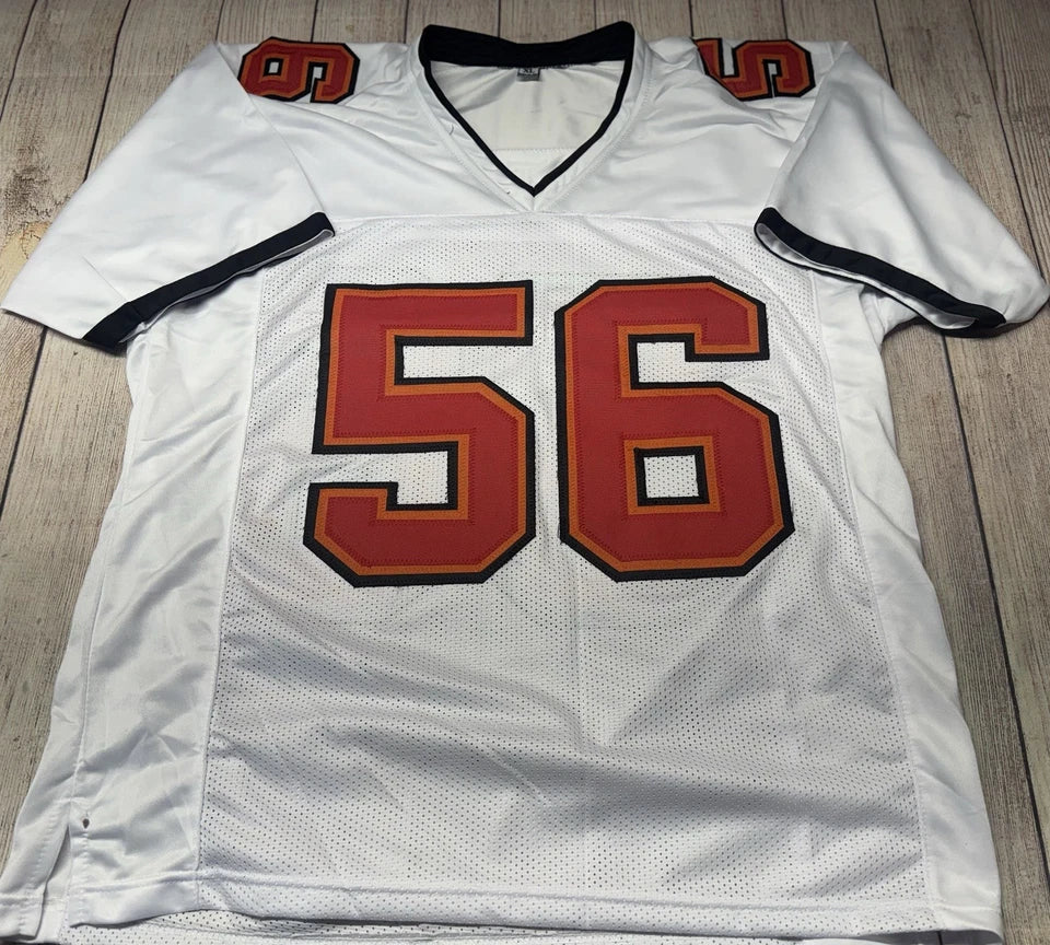 TAMPA BAY BUCCANEERS DESMOND WATSON SIGNED WHITE CUSTOM JERSEY BECKETT COA!!